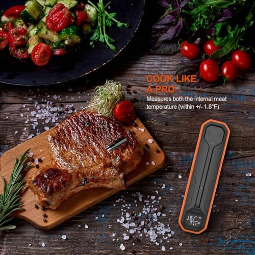 Wireless Digital Meat Thermometer with Wireless Probe