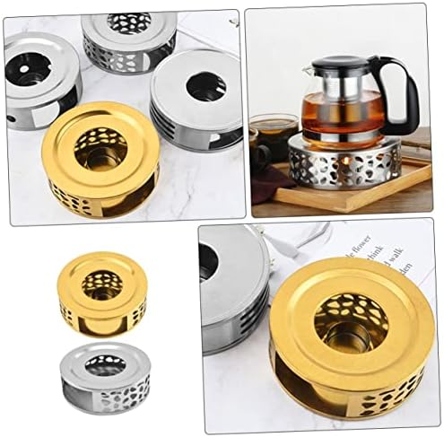 Stainless Steel Teapot Warmer Set 2 Pcs Japanese Style Xmas