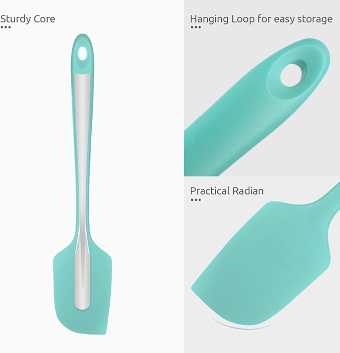 Heat Resistant Silicone Large Spatula: U-Taste 600ºF High Heat Flexible 11.38in - Image 6