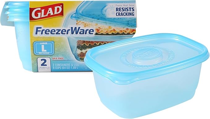 Glad GladWare FreezerWare Food Storage Containers by GladTrashFoodStorage