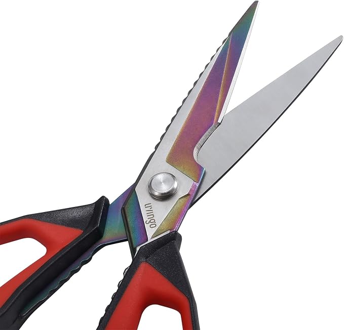 LIVINGO Sharp Kitchen Scissors for Food - Image 4