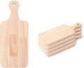 LZMS 4-Pack 13"x 5 1/2" Small Wood Serving Boards Set | Unfinished Wood Crafts by LZMS