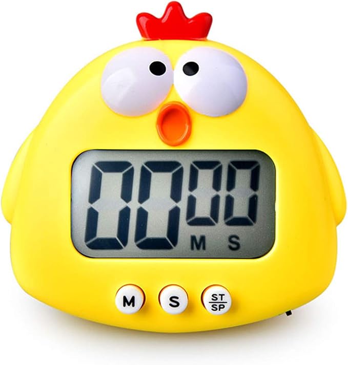 Kitchen Timer, Cute Cartoon Animal Countdown, Digital Cooking Timer by LVGADR