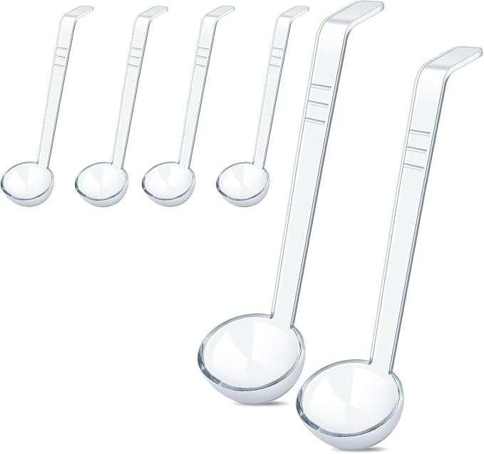 6 Pcs 1 Oz Small Ladle 7.87 Inches Mini Ladles by Unknown