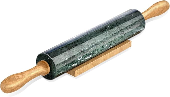 Koville Marble Rolling Pin, Non-Stick Stone Dough Roller, Rolling Pin by Koville