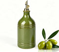 Ceramic Olive Oil Dispenser Bottle by Unknown