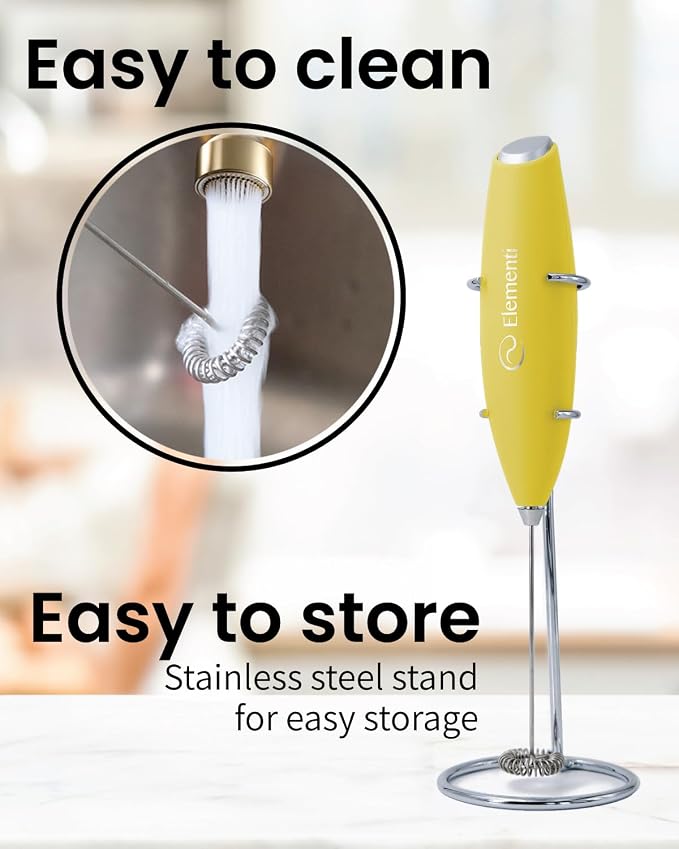 Elementi Milk Frother Handheld - Image 5