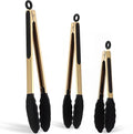 Professional Gold Kitchen Tongs by Mafier