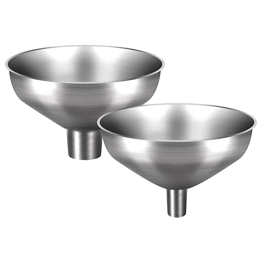 Serinar 2-Piece Stainless Steel Kitchen Funnel Set by serinar