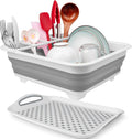 Collapsible Dish Drying Rack Portable Dish Drainers by SeropyDirect