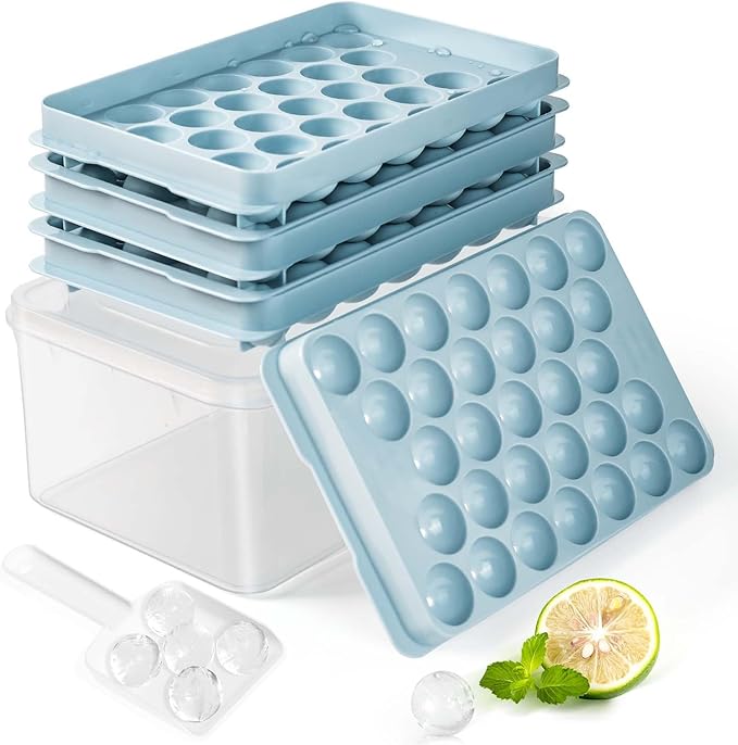 Round Ice Cube Trays for Freezer by DclobTop