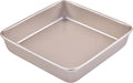 9x9 Baking Pan, 9 inch Brownie Pan, Nonstick Carbon Steel, Shallow Dish Bakeware by Bakeley