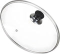 10 Inch Pan Lid, 10 Inch Frying Pan Lids, Tempered Glass Cast Iron Lid by Eptcp