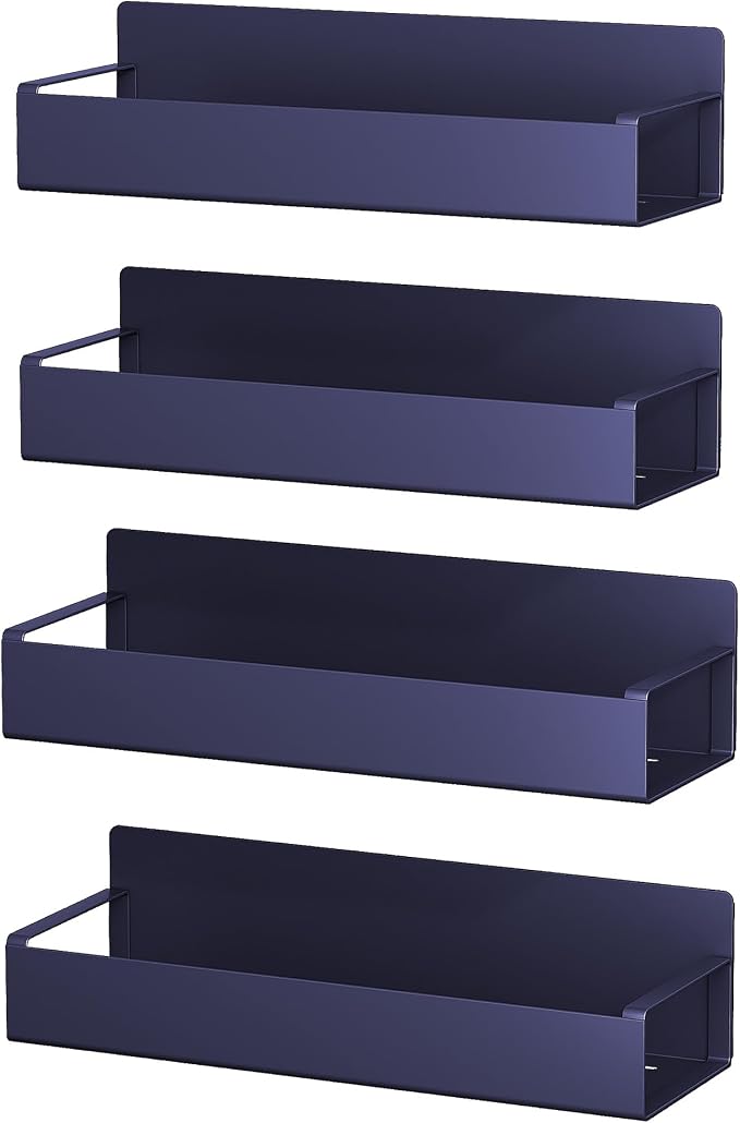Vetacsion 4 Pack Moveable Fridge Magnetic Spice Racks, Metal Purple - Image 7