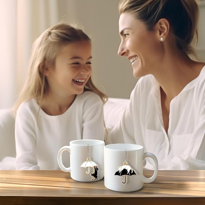 2Pack Tea Infuser with Cute Cat Charm, Premium Stainless Steel Loose Leaf Tea - Image 6