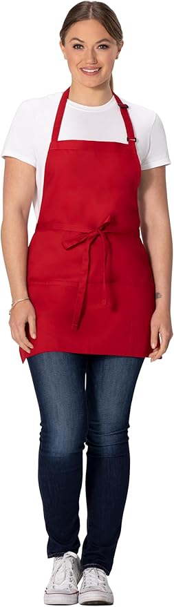 Chef Works Unisex Three Pocket Apron - Image 2