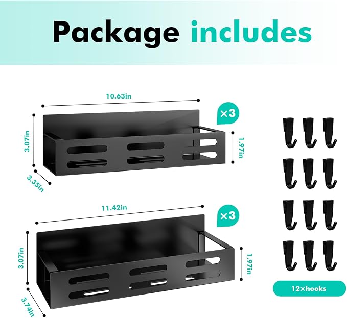 SETBAOO 6 Pack Magnetic Spice Rack - Image 2