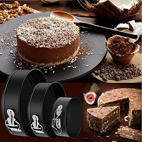 Cheesecake Pan, Springform Cake Pan Set - Pack Of 3, Nonstick Round