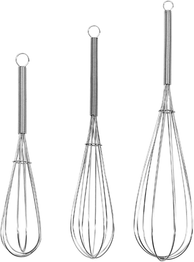 Digead Mini Wire Whisk, 10 & 12 Inch Small Whisk by Digead
