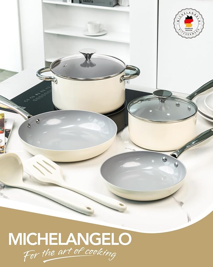 MICHELANGELO Pots and Pans Set Non Stick - Image 8