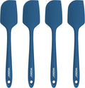 4 Pcs Silicone Spatula Set, 11.4 In, 600°F Heat Resistant Rubber Spatulas by Unknown