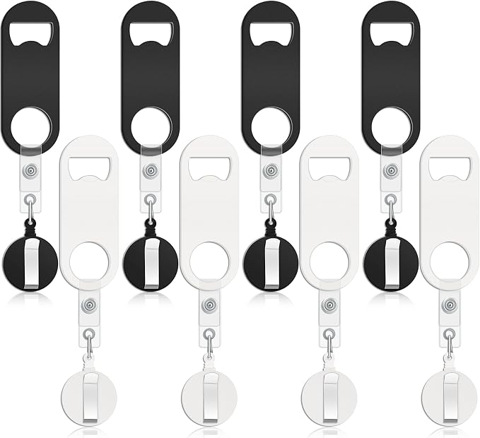 Honoson 8 Pieces Retractable Bottle Opener Bartender Flat Beer Opener by Honoson