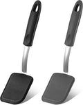 Silicone Cookie Spatula Turner 2 Pack Mini Brownie Spatula Flexible Kitchen by Yetene