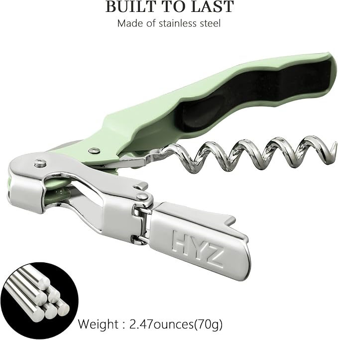 HYZ 2-Pack Wine Opener Waiter Corkscrew, Professional Wine Key - Image 6