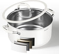 Stockpot 8 Quart, Tri-Ply 18/10 Stainless Steel Stock Pot by Stackbear-DesignsmarterLiveeasier