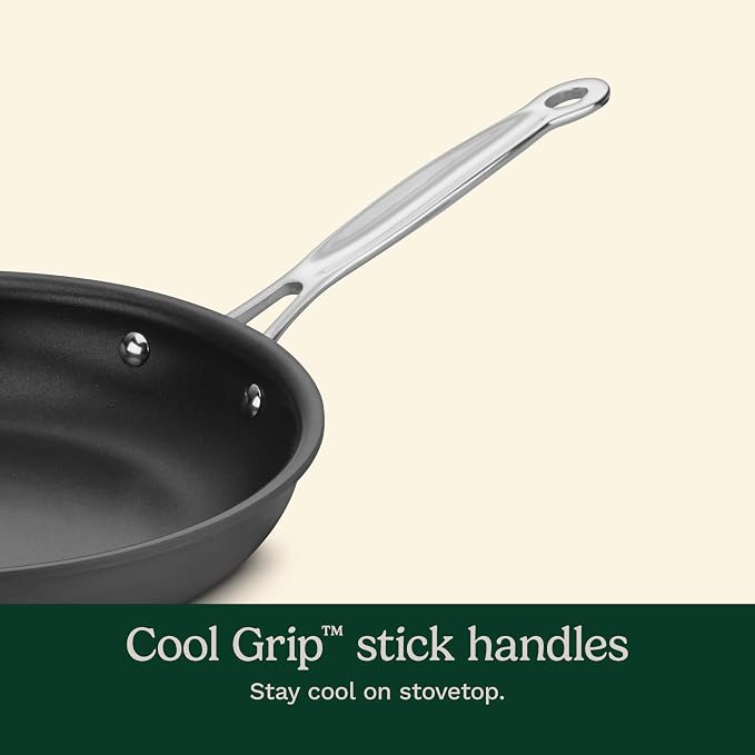 Cuisinart 17-Piece Pots and Pans Set, Non Stick Hard Anodized Cookware Set - Image 7