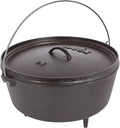 Lodge 5 Quart Pre-Seasoned Cast Iron Camp Dutch Oven by Lodge