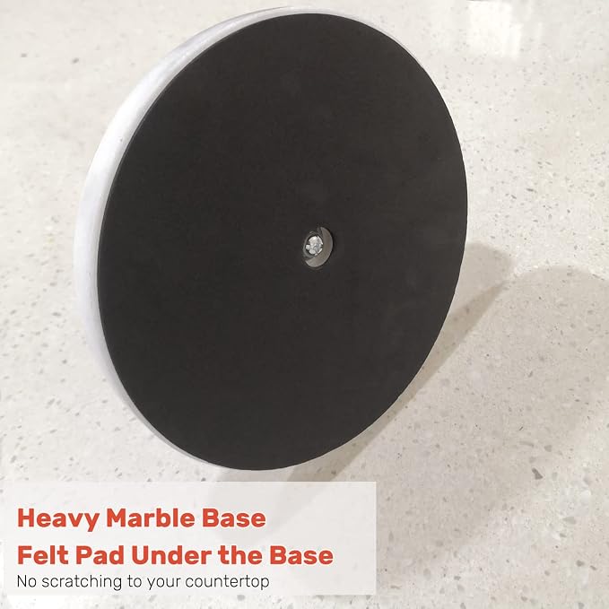 Heavy Weighted Paper Towel Holder, Easy One-Handed Design - Image 4