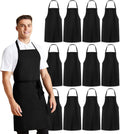 Aprons for Men - 100% Polyester Chef Apron Women with Extra Long Ties