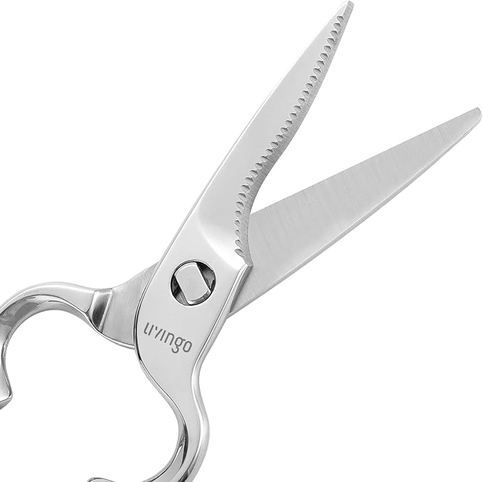 LIVINGO Kitchen Forged Shears Heavy Duty Come Apart Ultra Sharp Multi-function - Image 4