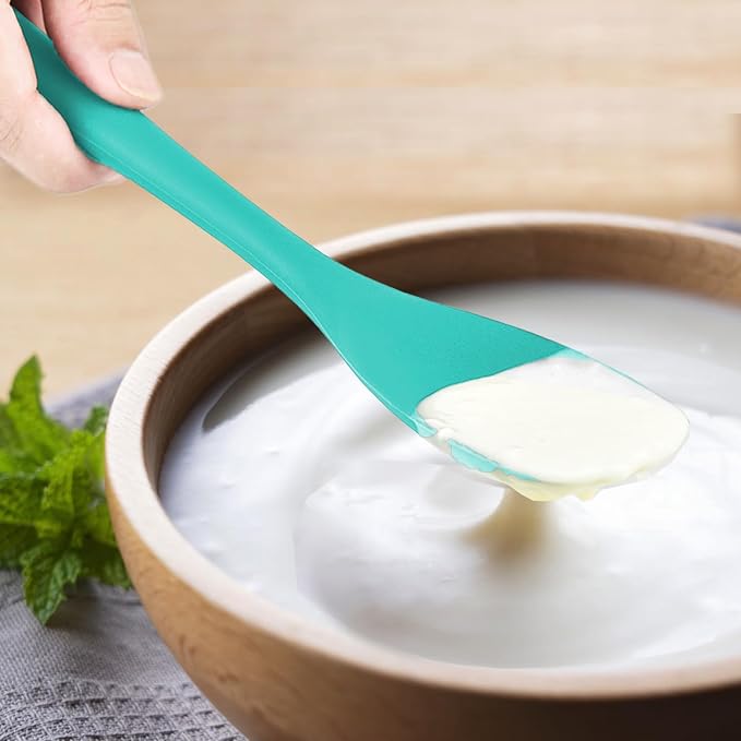 Upgrade Silicone Spatula Spoon Set, VOVOLY Heat Resistant Rubber Spoonula - Image 6