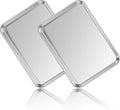 Stainless Steel Baking Sheet Set of 2, Deedro Cookie Sheet Metal Baking Pan by Deedro