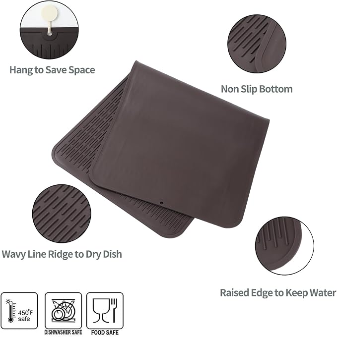 MicoYang Silicone Dish Drying Mat - Image 3