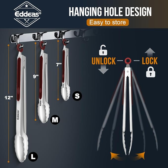 Eddeas Tongs For Cooking - Image 8