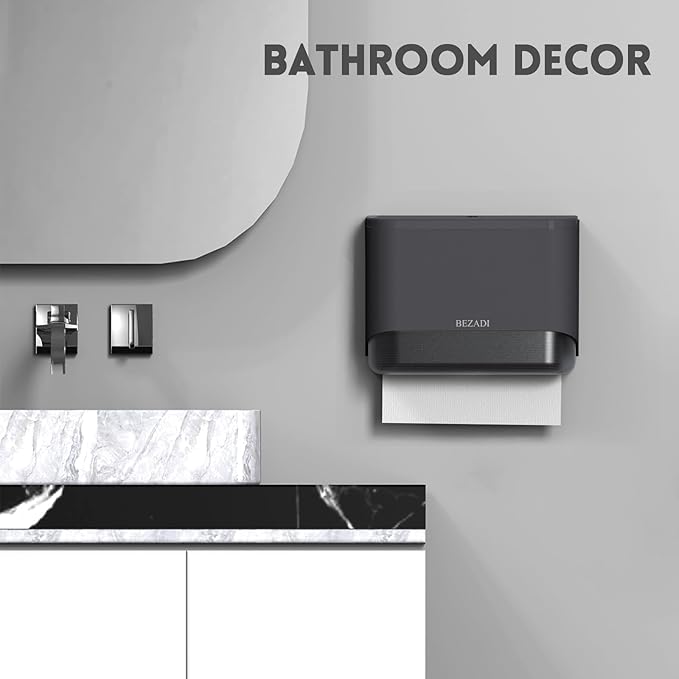 Paper Towel Dispenser, Large Capacity Wall Mount Tissue Dispensers - Image 6