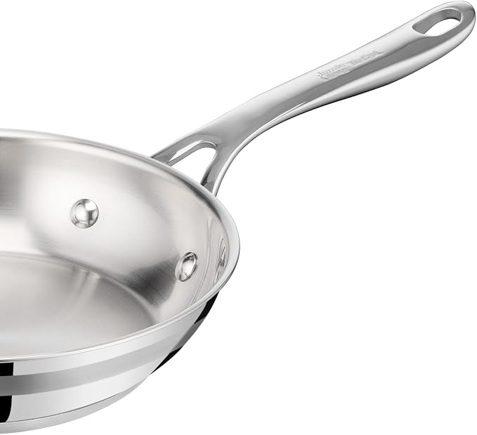 Jamie Oliver by T-fal Cook Smart 10-Piece Cookware Set, Uncoated Stainless Steel - Image 7