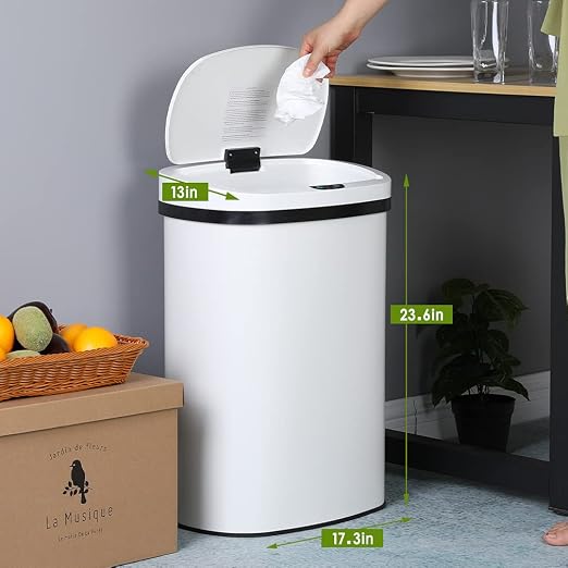 13 Gallon 50 Liter Garbage Can Kitchen Trash Can - Image 8