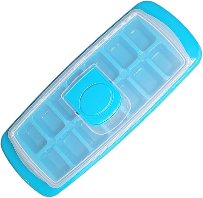 Handy Housewares Anti-Spill 14-Cubes Covered Ice Cube Tray - Image 2