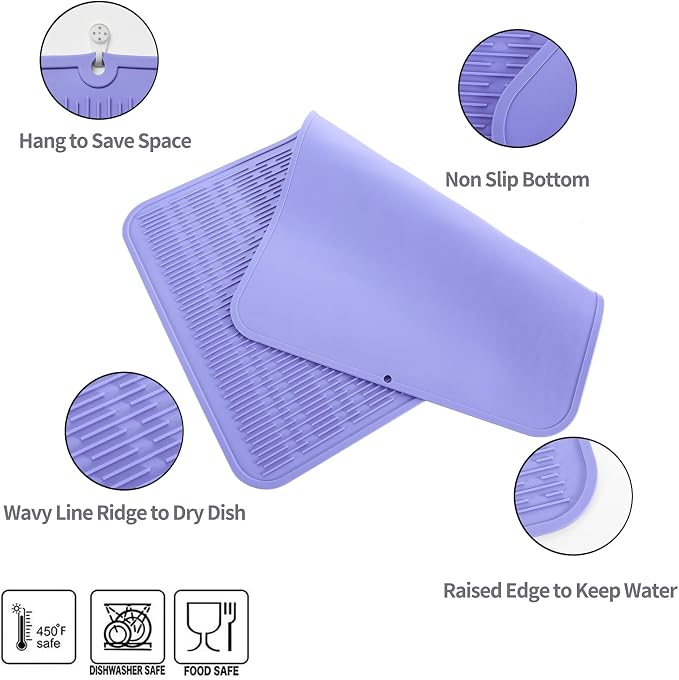 MicoYang Silicone Dish Drying Mat - Image 3