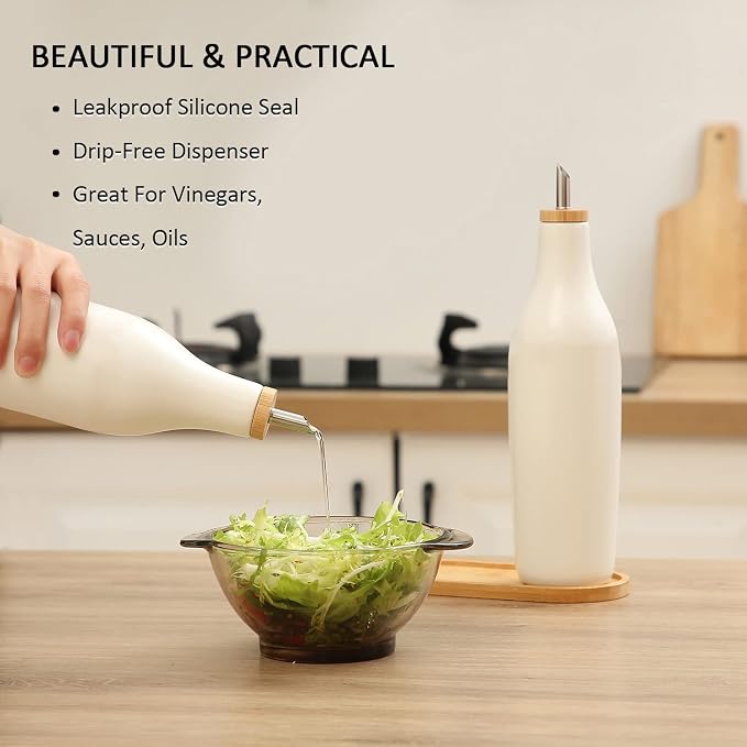 HOMCDALY Ceramic Olive Oil Dispenser - Image 4
