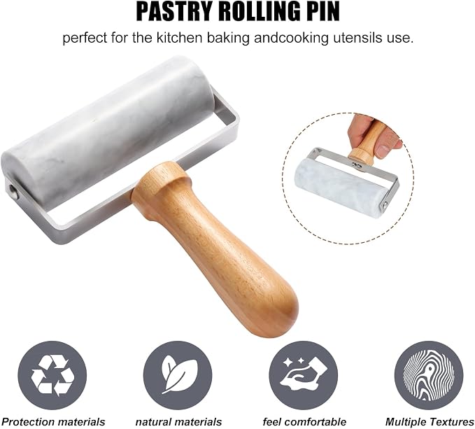 Smooth Surface Marble Rolling Pins - Image 2