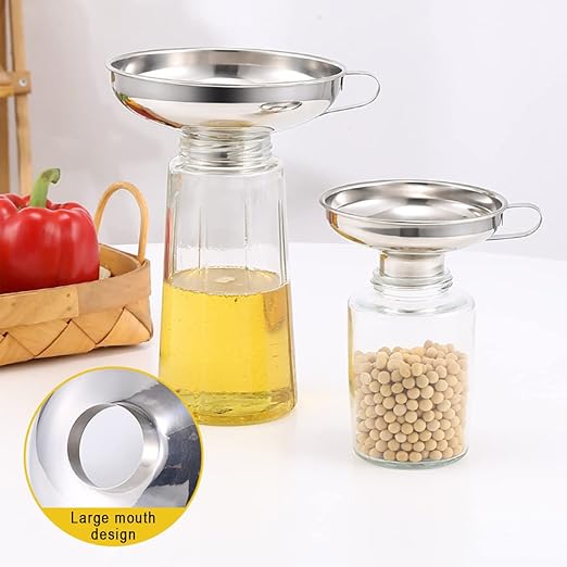 Canning Funnel for Kitchen Use, Wide Mouth Funnel for Mason Jars, Large Canning - Image 5