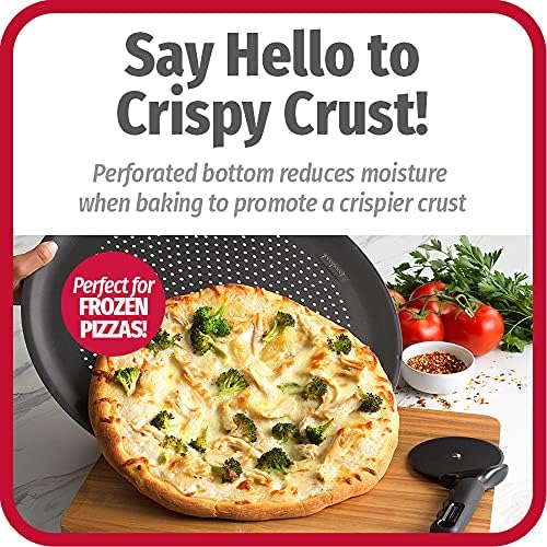 GoodCook AirPerfect 14 Inch Insulated Nonstick Carbon Steel Pizza Pan