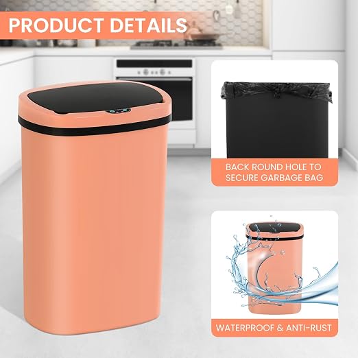 13 Gallon Trash Can | 50L Sensor Automatic Kitchen Trash Can - Image 6