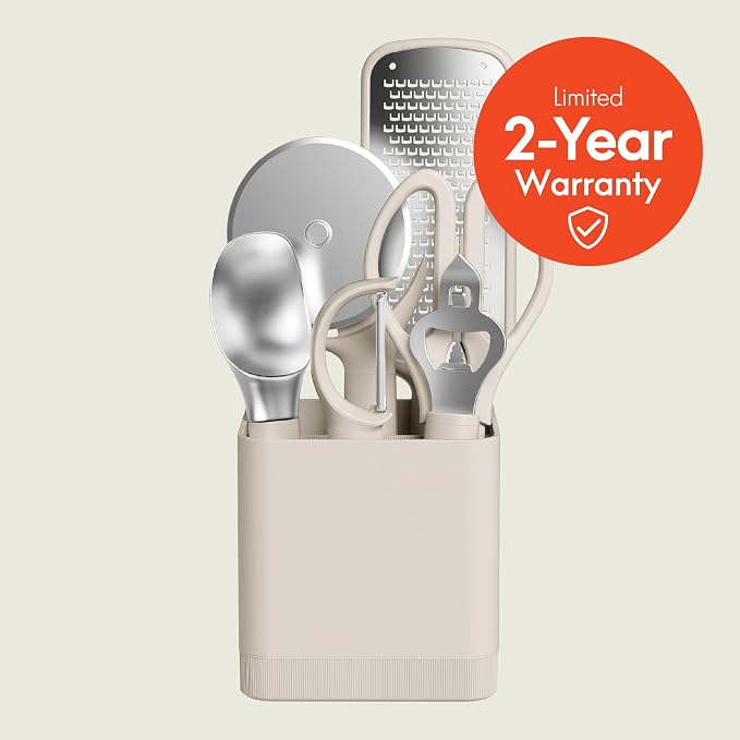 bella 7-Piece Modular Gadget Set, Pizza Cutter, Ice Cream Scoop, Bottle Opener - Image 3