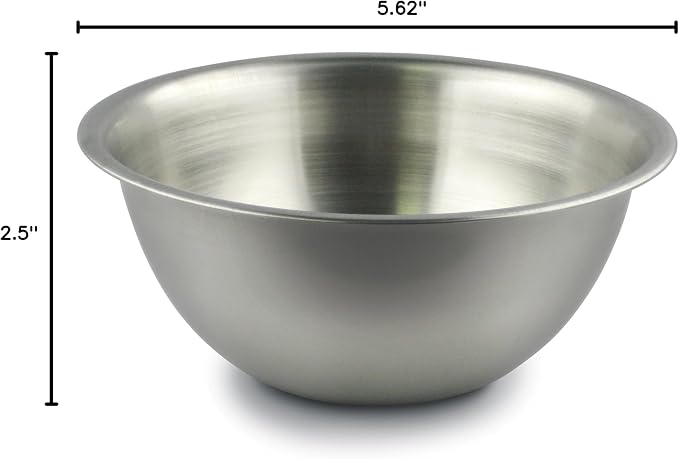 Fox Run Brands 1/2-Quart Stainless Steel Mixing Bowl - Image 7